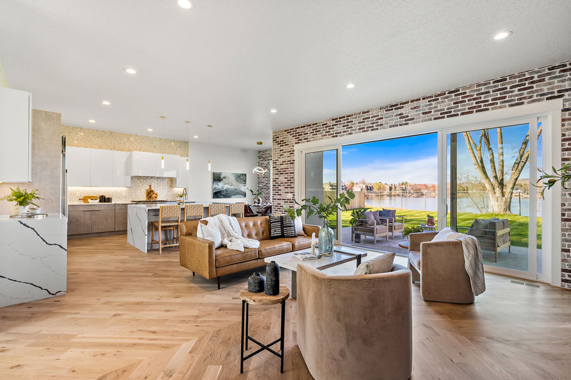 Lakefront Living Area