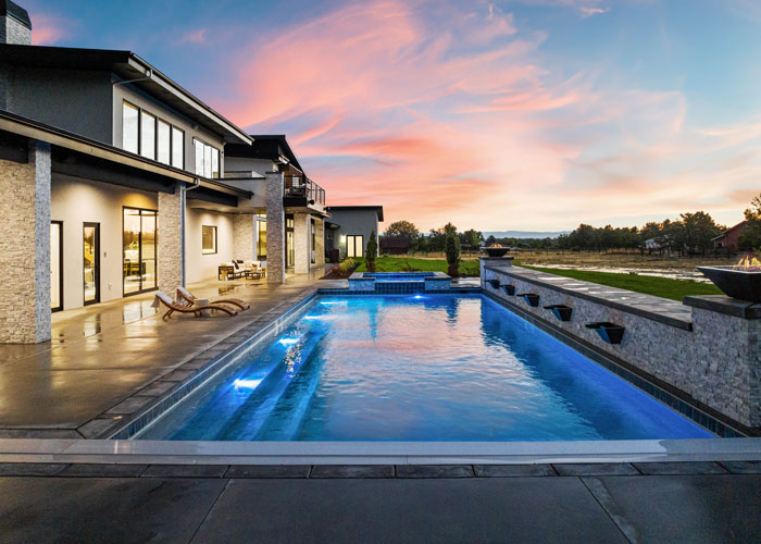 Angular Swimming Pool